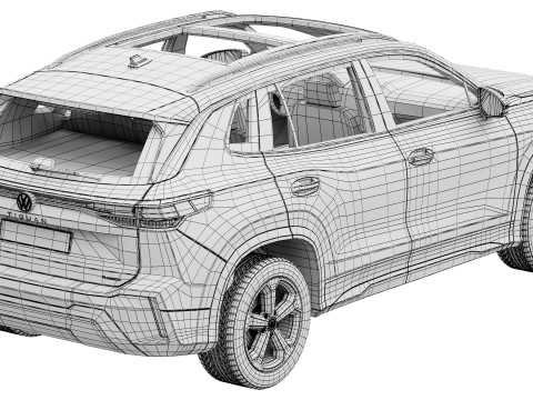 Volkswagen Tiguan 2026 3D Модель