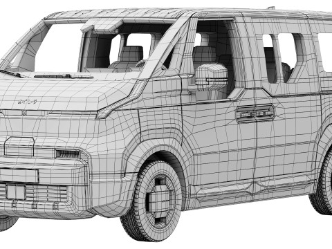 Kia PV5 Passenger 2025 3D Modell