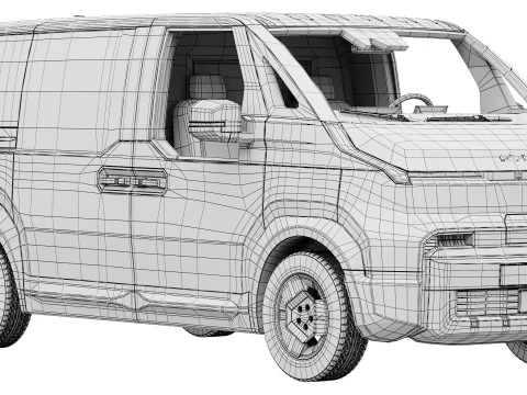 Kia PV5 Cargo 2025 Modello 3D