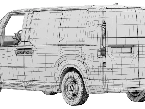 Kia PV5 Cargo 2025 Modello 3D