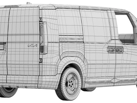 Kia PV5 Cargo 2025 Modello 3D