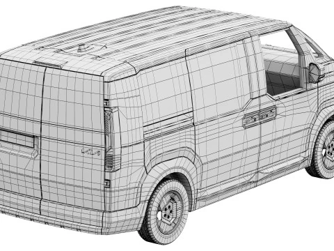 Kia PV5 Cargo 2025 Modello 3D