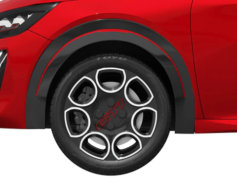 Peugeot E-208 GTI 2026 3D Model