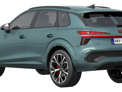 Audi Q3 2026 3D 模型