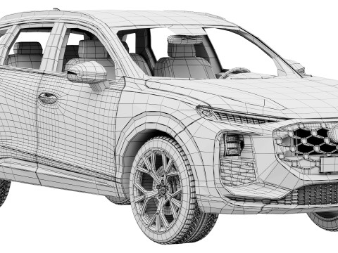 Audi Q3 2026 3D 模型