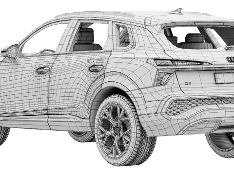 Audi Q3 2026 3D 模型