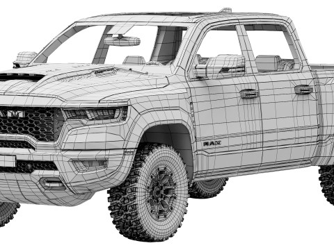 Ram 1500 RHO 2025 3D Модель