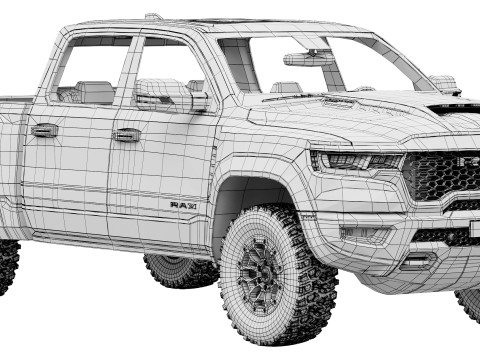 Ram 1500 RHO 2025 3D Модель