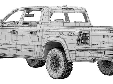 Ram 1500 RHO 2025 3D Модель