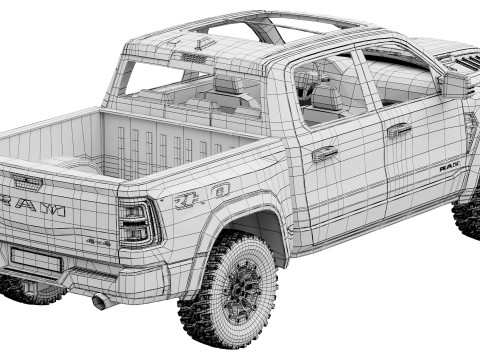 Ram 1500 RHO 2025 3D Модель