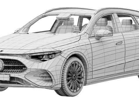 Mercedes-Benz CLA Shooting Brake 2026 Modello 3D