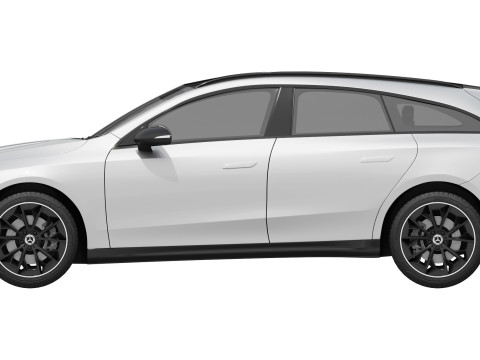 Mercedes-Benz CLA Shooting Brake EQ AMG line 2026 3D Модель