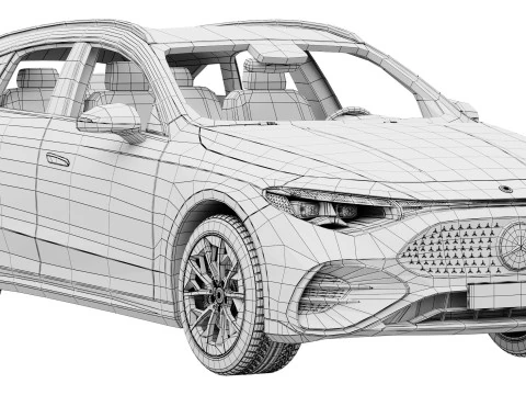 Mercedes-Benz CLA Shooting Brake EQ AMG linea 2026 Modello 3D