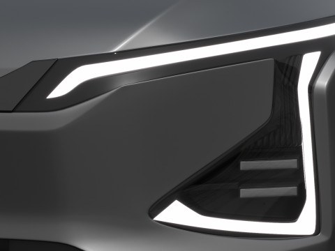 Kia EV5 GT-Line 2026 3D मॉडल