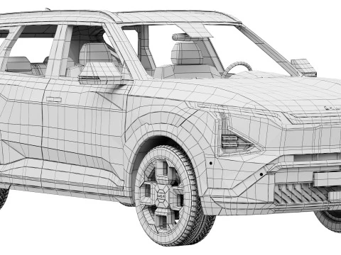 Kia EV5 GT-Line 2026 3D Model