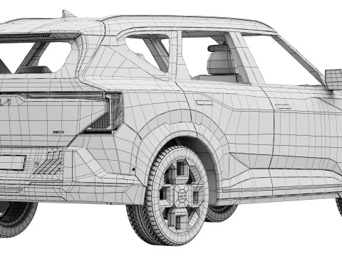 Kia EV5 GT-Line 2026 3D Model