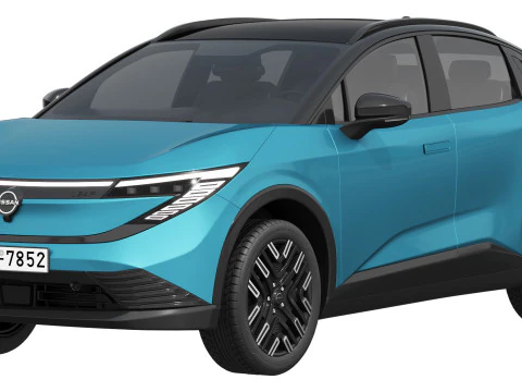 Nissan Leaf 2026 3D Modell