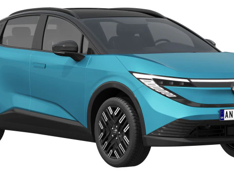 निसान लीफ 2026 3D मॉडल