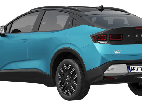 निसान लीफ 2026 3D मॉडल