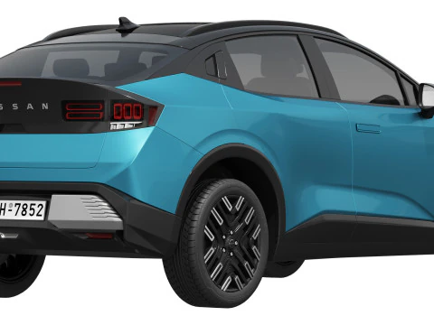 निसान लीफ 2026 3D मॉडल