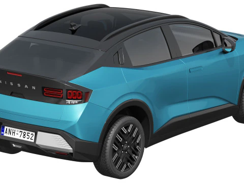 निसान लीफ 2026 3D मॉडल
