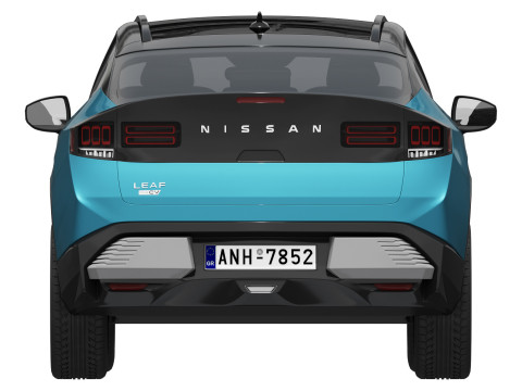 Nissan Leaf 2026 3D मॉडल