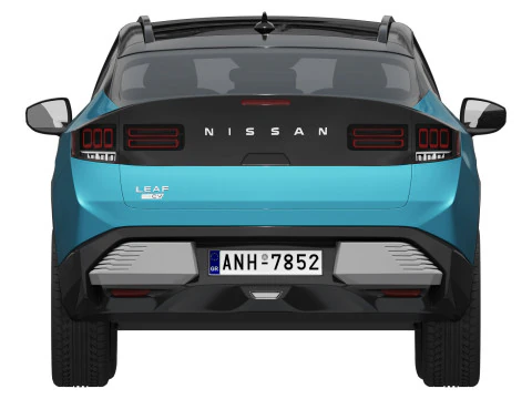 निसान लीफ 2026 3D मॉडल
