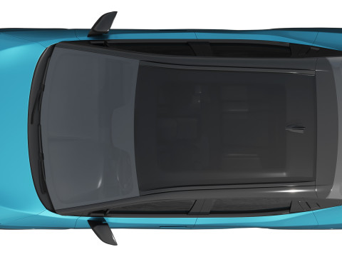 Nissan Leaf 2026 3D मॉडल