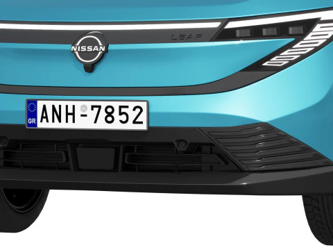 निसान लीफ 2026 3D मॉडल