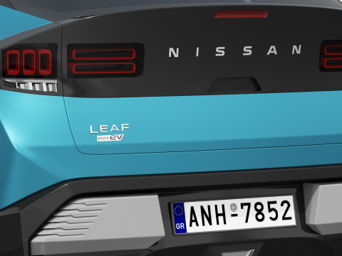 Nissan Leaf 2026 3D मॉडल