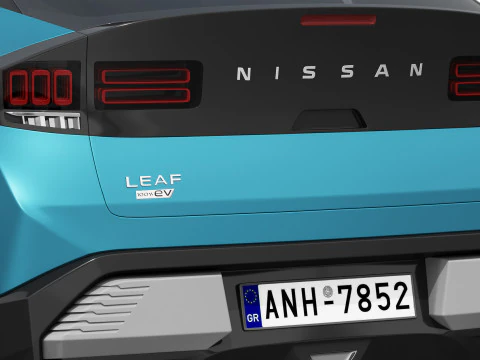 निसान लीफ 2026 3D मॉडल