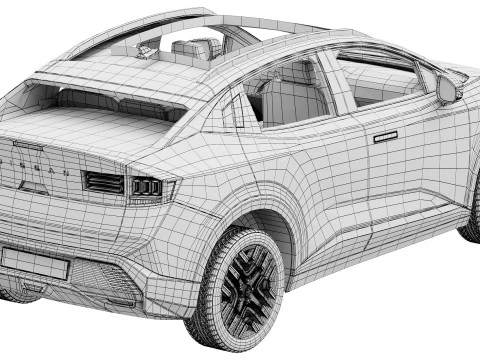 निसान लीफ 2026 3D मॉडल