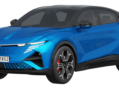 Alpine A390 GTS 2026 3D Model