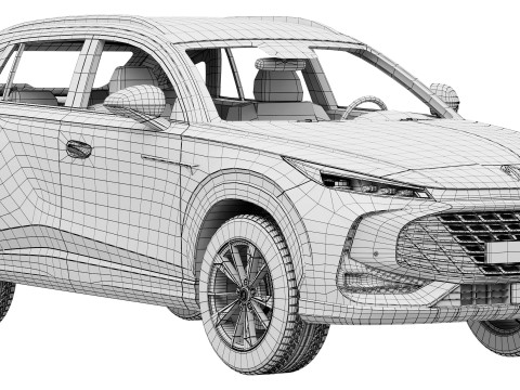 MG HS 2025 3Dモデル