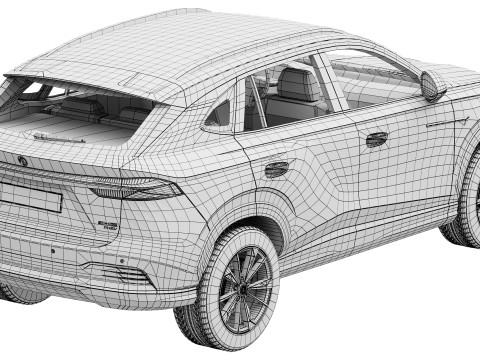 MG HS 2025 3Dモデル