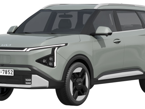 Kia Carens Clavis EV 2026 3D Model