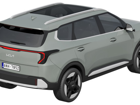 Kia Carens Clavis EV 2026 Modèle 3D