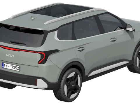 Kia Carens Clavis EV 2026 3D Model