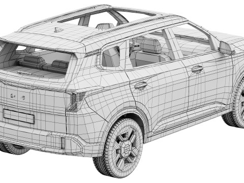 Kia Carens Clavis EV 2026 Modèle 3D
