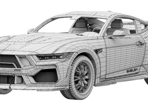 Shelby S650 Super Snake 2026 3D 模型