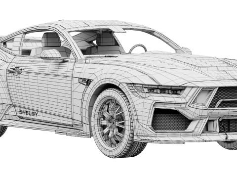 Shelby S650 Super Snake 2026 3D 模型