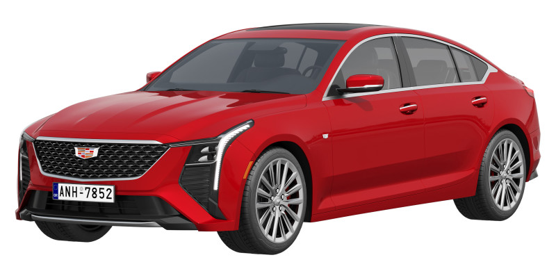 Cadillac CT5 2025 3D Modell .c4d .max .obj .3ds .fbx .stl .blend