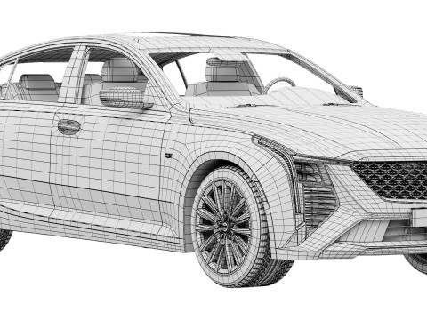 Cadillac CT5 2025 3D Modell