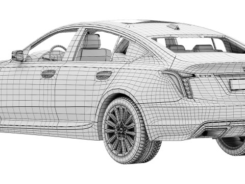 Cadillac CT5 2025 3D Modell