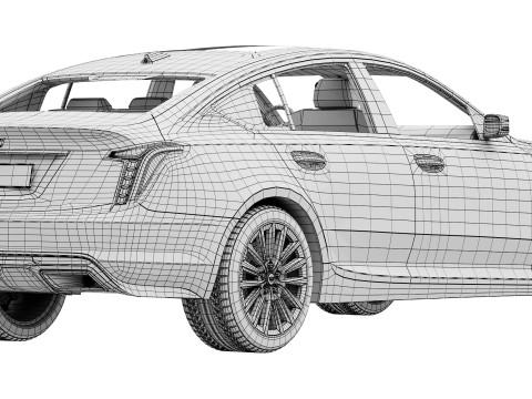 Cadillac CT5 2025 3D Modell