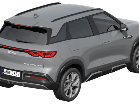 BYD YUAN PRO 2025 3D Model