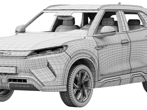 BYD YUAN PRO 2025 3D Model