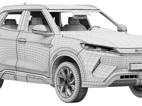BYD YUAN PRO 2025 3D Model