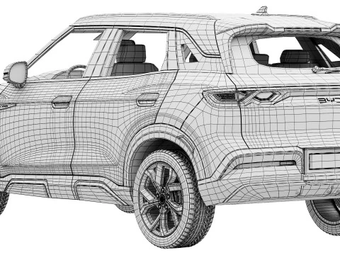 BYD YUAN PRO 2025 3D Model