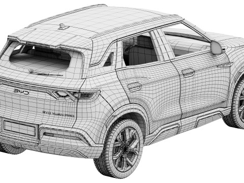 BYD YUAN PRO 2025 3D 모델